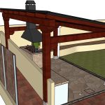 Integración perfecta pérgola y barbacoa en tu espacio exterior